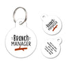 Branch Manager | Personalized Funny Pet ID Tag