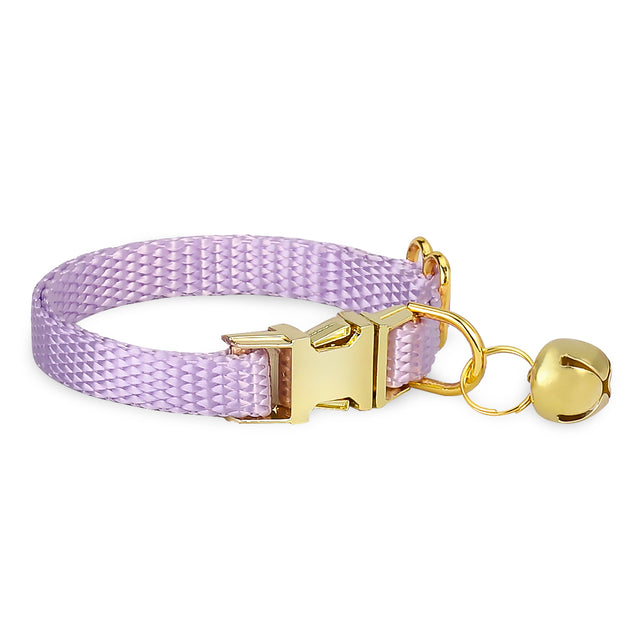 Classic Lavender Nylon Dog Collar