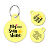 Personalized Funny Pet ID Tag My Only Sunshine