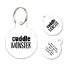 Cuddle Monster | Personalized Funny Pet ID Tag