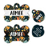 Personalized Autumn Pet ID Tag
