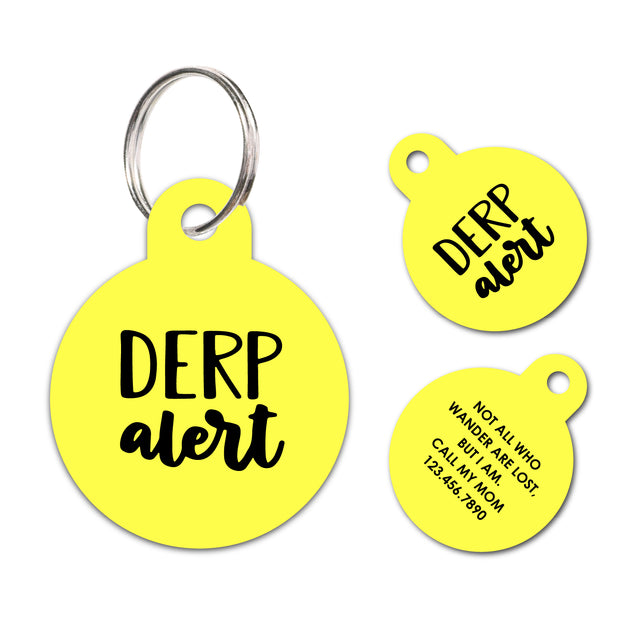 Deep alert | Personalized Funny Pet ID Tag