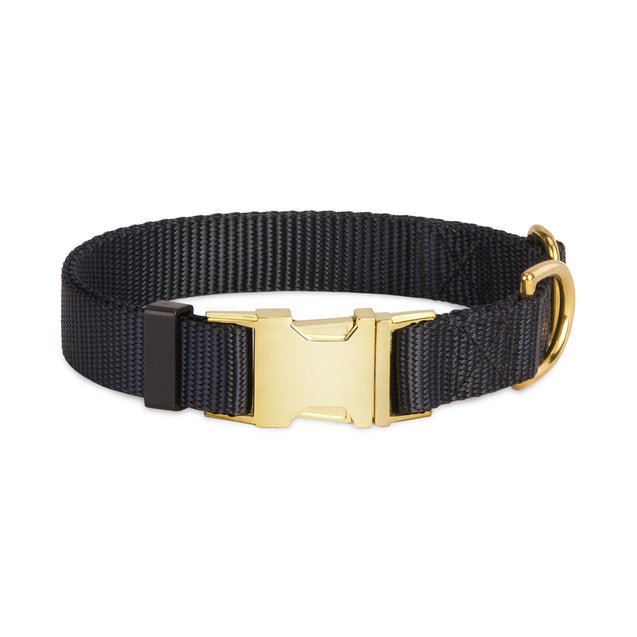 Classic Black Nylon Dog Collar
