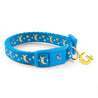 Gold Moons Stars Cat Collar (Royal Blue)