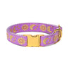 Monde Sterne Sonnen Hundehalsband (Lavendel)