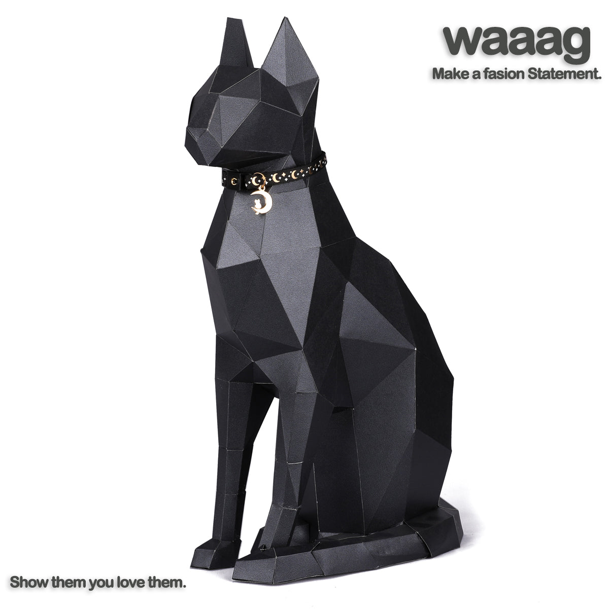 waaag Pet, Moons Stars Suns Dog Collar Cat Collar, Multiple Designs  Crescent Celestial Dog Cat Collar Leash Harness
